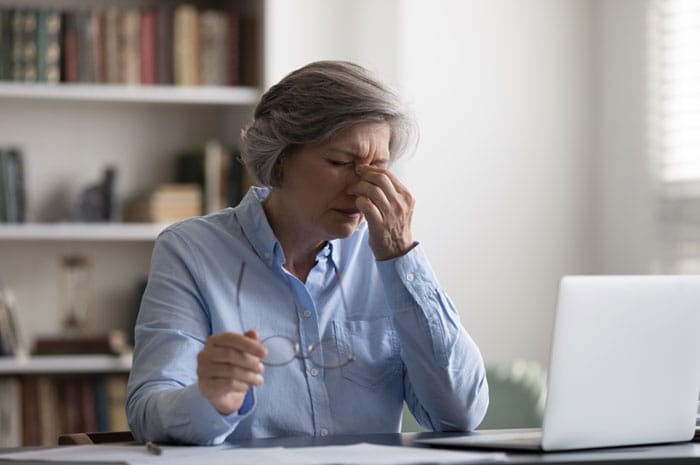 Pérdida o disminución de la visión en la menopausia